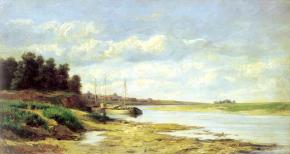 Барки на реке