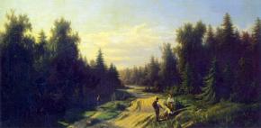 Дорога в лесу