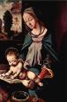 Мадонна с читающим младенцем Иисусом